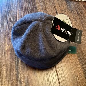 LL Bean PolarTec 200 Gray Trail Model Fleece Watch Cap OSFM Unisex New Old Stock